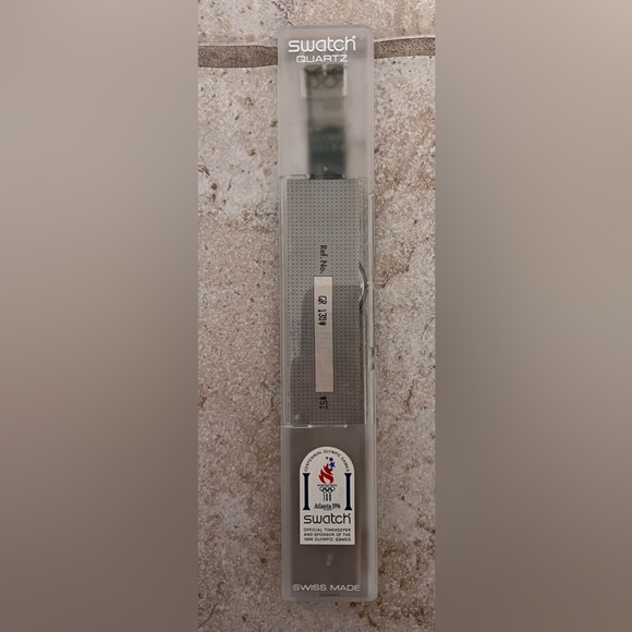 Rare Swatch Olympics ATLANTA ‘96 Collectors Watch In Original Box Mint Condition - Picture 12 of 13